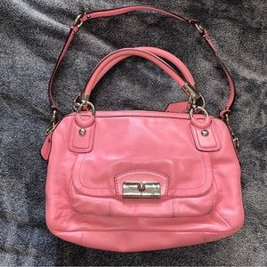 Chunky Pink Coach Purse